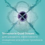 Очистка межзубных промежутков с технологией QuadStream