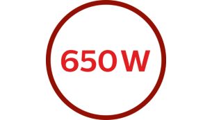 Motor de 650 W para un procesamiento potente