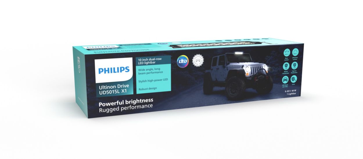 Philips Ultinon Drive LED Light Bar Single Lamp Wiring Kit