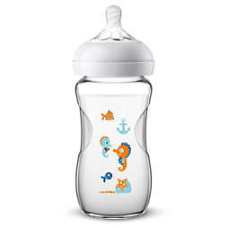 Natural glass baby bottle