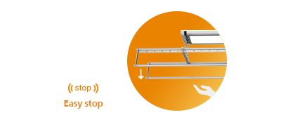 Giữ để dừng và đẩy để nâng