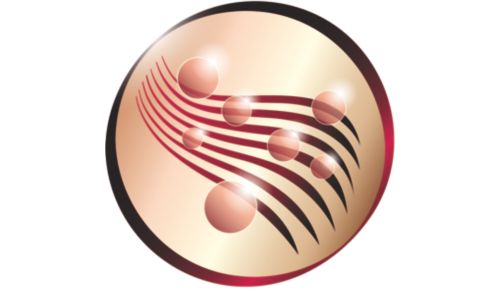 Skonsammare med vårdande jonfunktion för glansigt hår utan krusningar