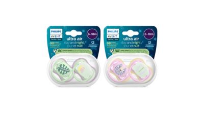 Ultra-Luftschnuller-Verpackung für Tag- und Nachtverpackungen für Babys von 6 bis 18 Monaten