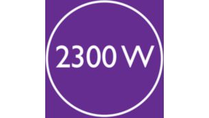 2300 W – didelė džiovinimo galia