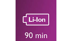 Мощный литий-ионный аккумулятор для автономной работы до 90 минут