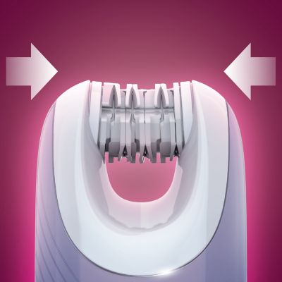 Acesse todas as áreas graças à cabeça com design pequeno e exclusivo