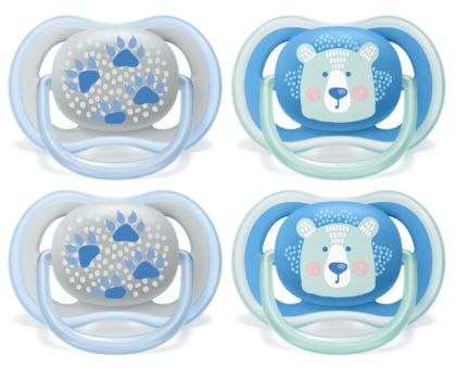 A light, breathable pacifier