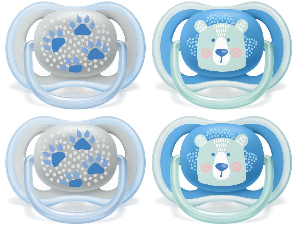 A light, breathable pacifier