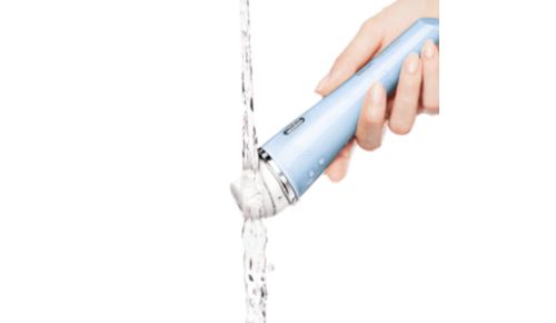 Philips VisaPure Essential kan in de douche worden gebruikt