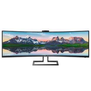 Monitor 32:9 SuperWide izliektais šķidro kristālu displejs