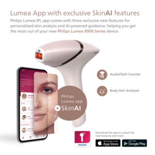Lumea IPL 9900 Series IPL Haarentfernungsgerät mit SenseIQ