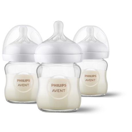 SCY910/03 Philips Avent Glass Natural Response Baby Bottle