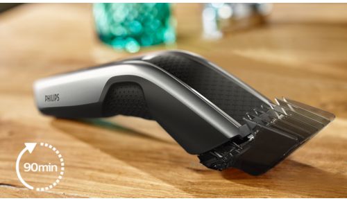 Op til 90 minutters ledningsfri brug