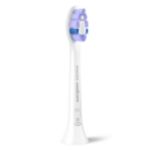The brush head for sensitive teeth and gums