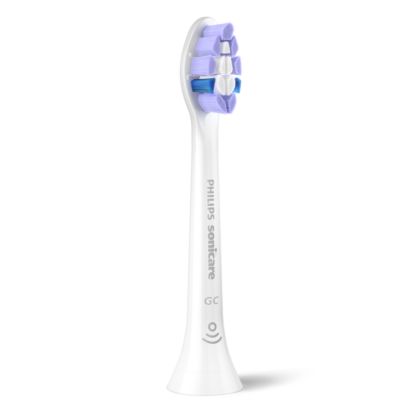 The brush head for sensitive teeth and gums