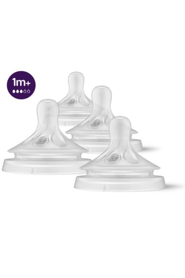 Philips Avent Natural Response Nipple Flow 2, 0M+, 4pk, SCY962/04