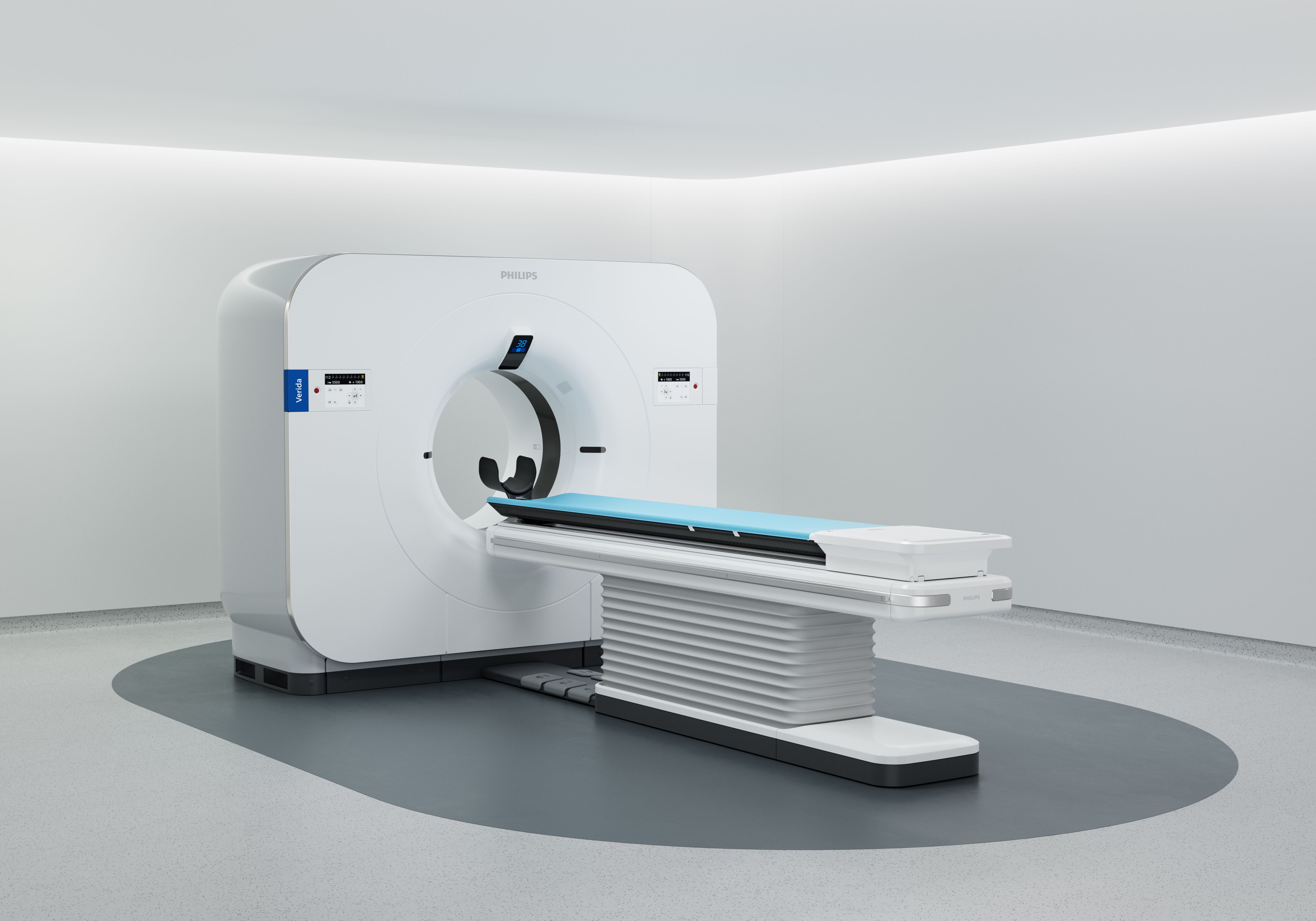 Philips Verida Spectral CT system side view
