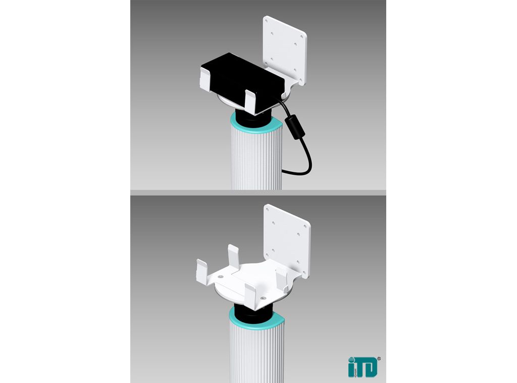 Power supply holder for Philips IntelliVue MP 90 monitor M8031B