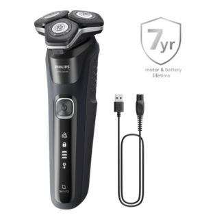 Shaver Series 5000 Wet and dry electric shaver with 2 accessories