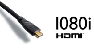 擁有高解像度影像轉換效果的 1080i HDMI