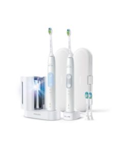 Optimal Clean Sonic electric toothbrush HX6829/76 | Sonicare