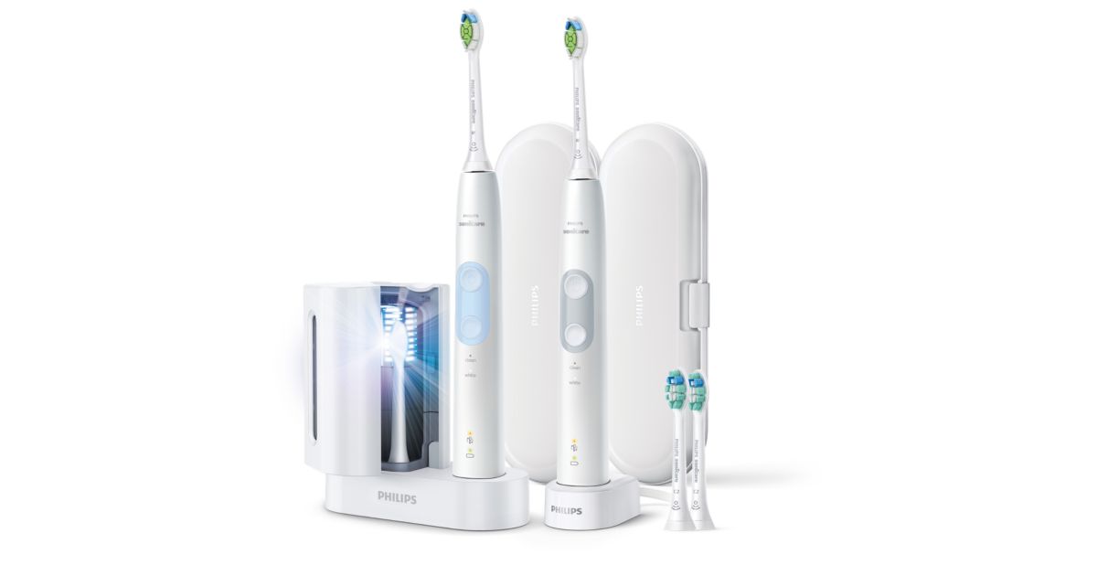 Sonicare Optimal Clean Sonic electric toothbrush HX6829/76 | Philips