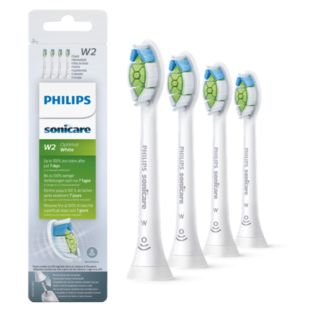 Sonicare W2 Optimal White 4-pack interchangeable sonic toothbrush heads