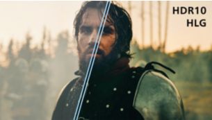 Boja i kontrast uz HDR10 i HLG