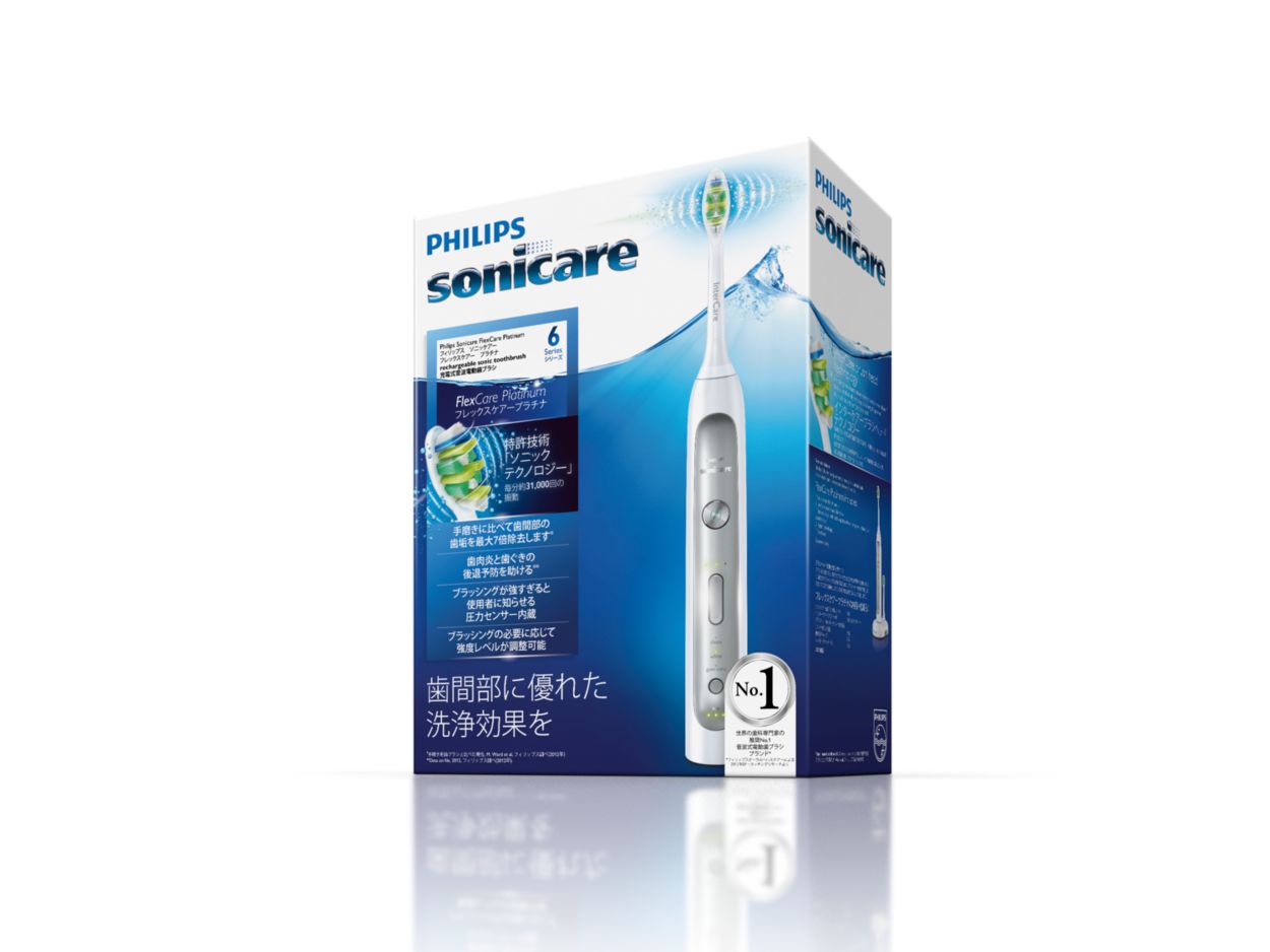 FlexCare Platinum Sonic electric toothbrush HX9110/02 | Sonicare