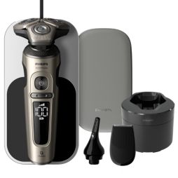 Shaver S9000 Prestige Elektrický holicí strojek Wet &amp; Dry se SkinIQ