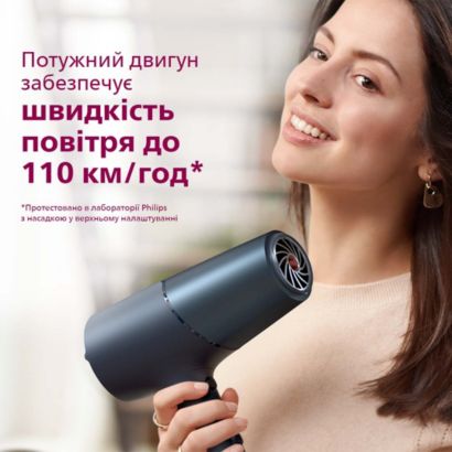 Быстрая сушка без повреждения волос от перегрева**