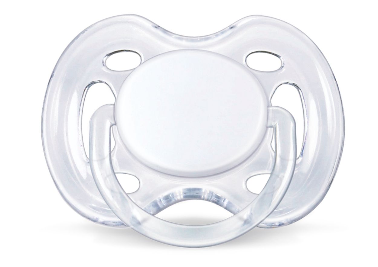 Philips Avent Baby Soother│Translucent Pacifier│Orthodontic Dummies│2pk