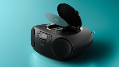 Nešiojamasis „boombox“ tipo CD grotuvas