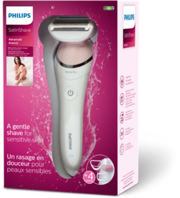Glides smoothly for a skin friendly shave