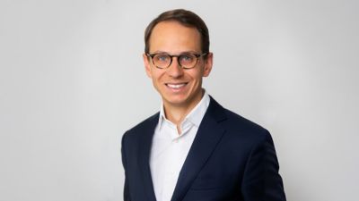 Portrait of Christoph Schlager, new managing director of Philips Austria.