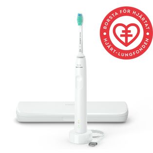 Sonicare 3100 series Sonisk eltandborste + resefodral - Vit