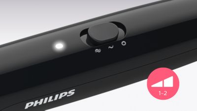 2 temperatūras iestatījumi atbilstoši jūsu matu tipam