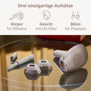 Philips Lumea IPL Series 7000 Haarentfernungsgerät für Körper und Gesicht