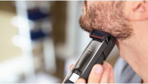 Keep perfect 3-day stubble by using the 0.4mm setting daily