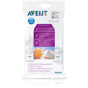 Philips Avent Lingettes antibactériennes
