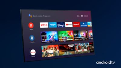 Un téléviseur Android connecté.