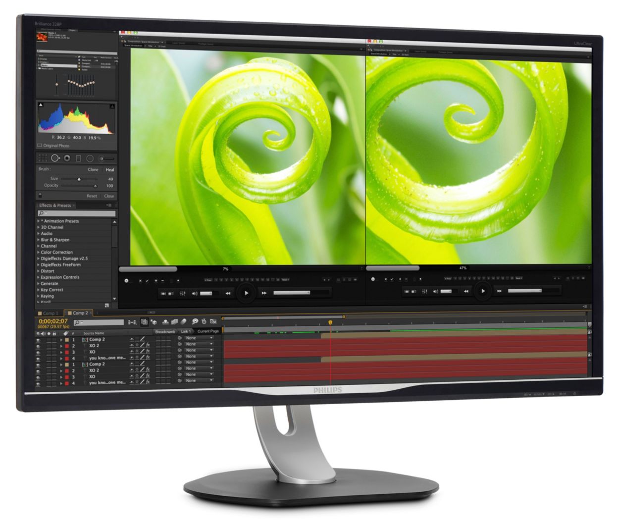 Brilliance Ultra Wide-Color 搭載 4K 液晶モニター 328P6VJEB/11