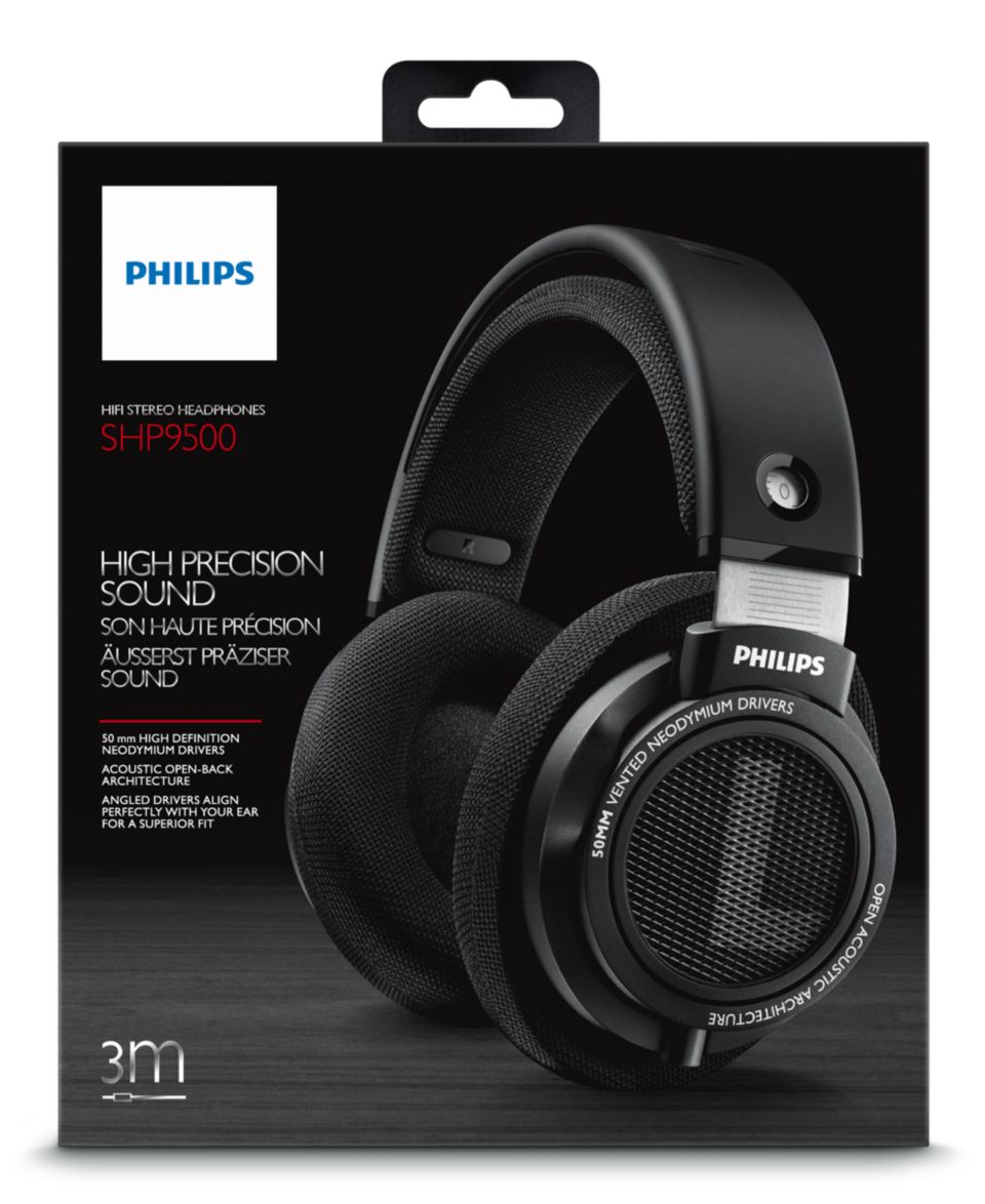 Philips closed best sale back stereo headphones