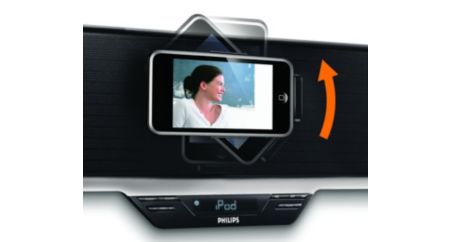 Place your iPod touch in portrait or landscape orientation