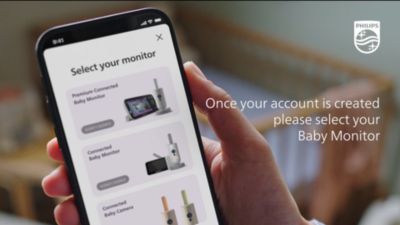How to connect the Baby Monitor+ app