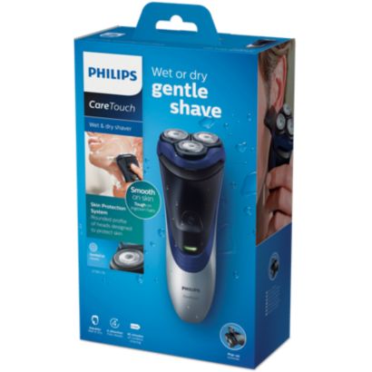 Wet or dry gentle shave