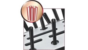 Natural bristles for smoother hair and less friction