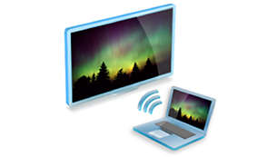 Connectez sans fil un PC ou un MAC à votre téléviseur au moyen de MediaConnect.