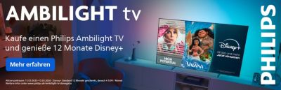 Ambilight TV zeigt Streaming-Inhalte im Wohnzimmer an