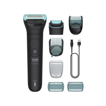 Body Groomer 5000 Series With dual head trim & shave system